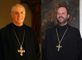 Abt Fidelis Ruppert und Abt Michael Reepen