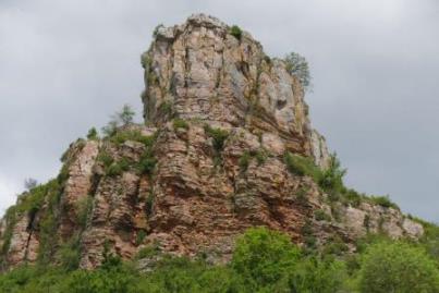 der Felsen von Solutré